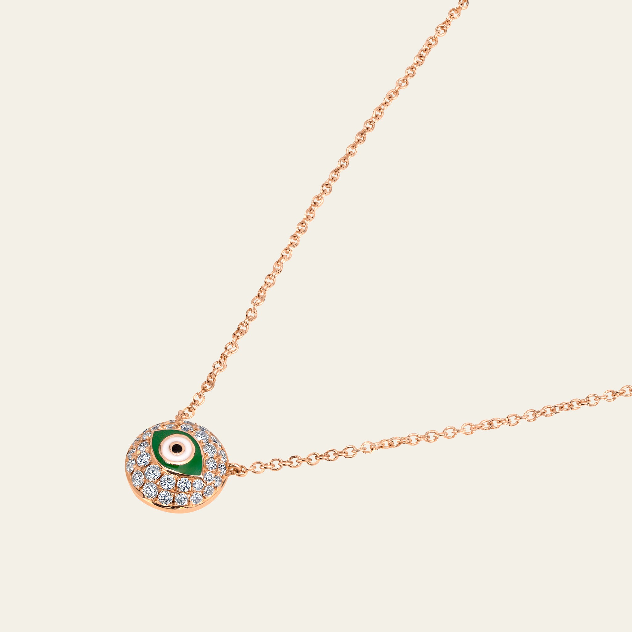 Evil Eye Diamond Necklace - Image 3